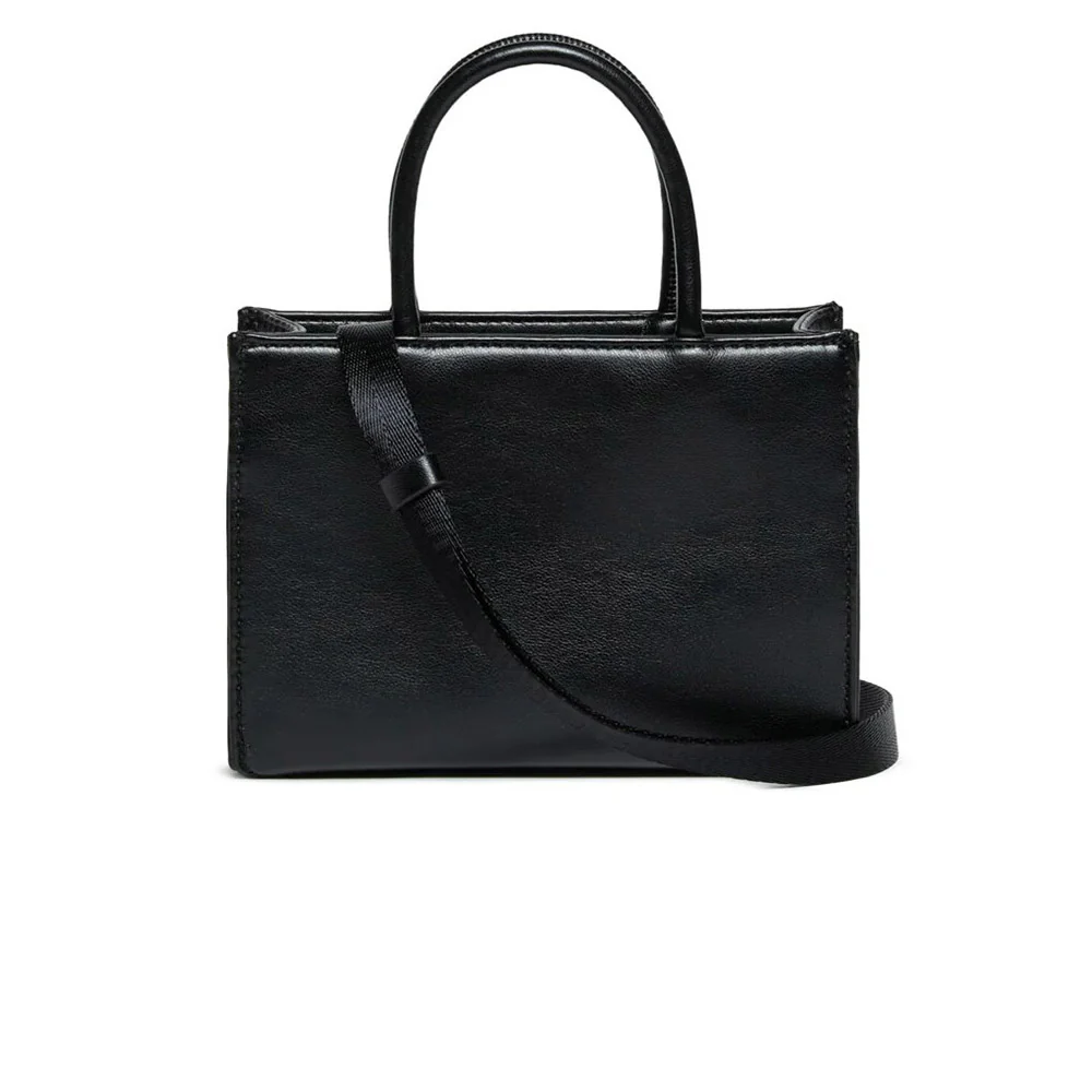 Diesel borsa in ecopelle con logo nero