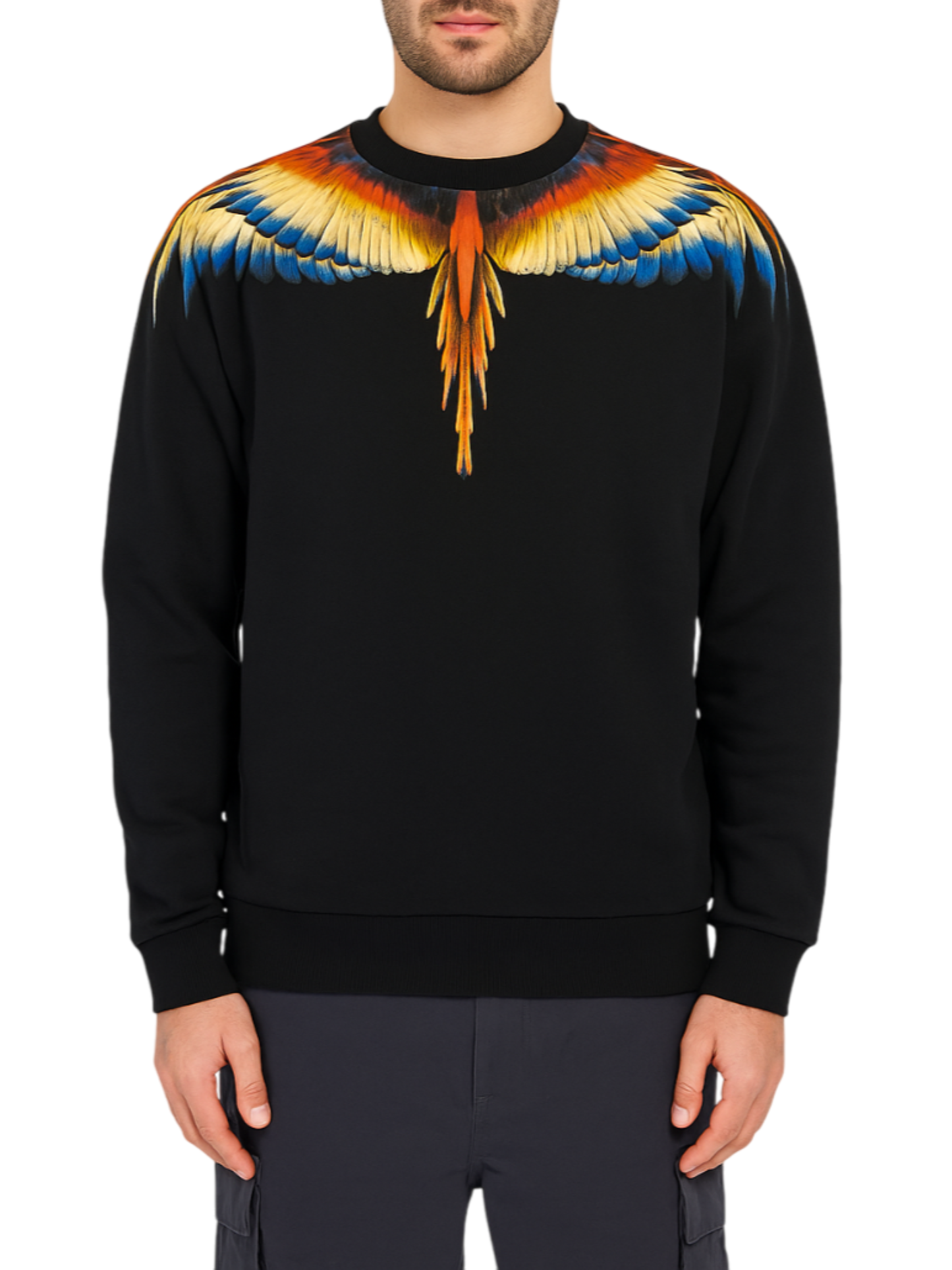 County of Milan felpa con stampa iconica nero