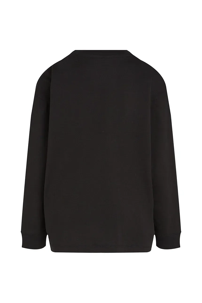 Calvin Klein Jeans T-shirt manica lunga taglio relaxed nero