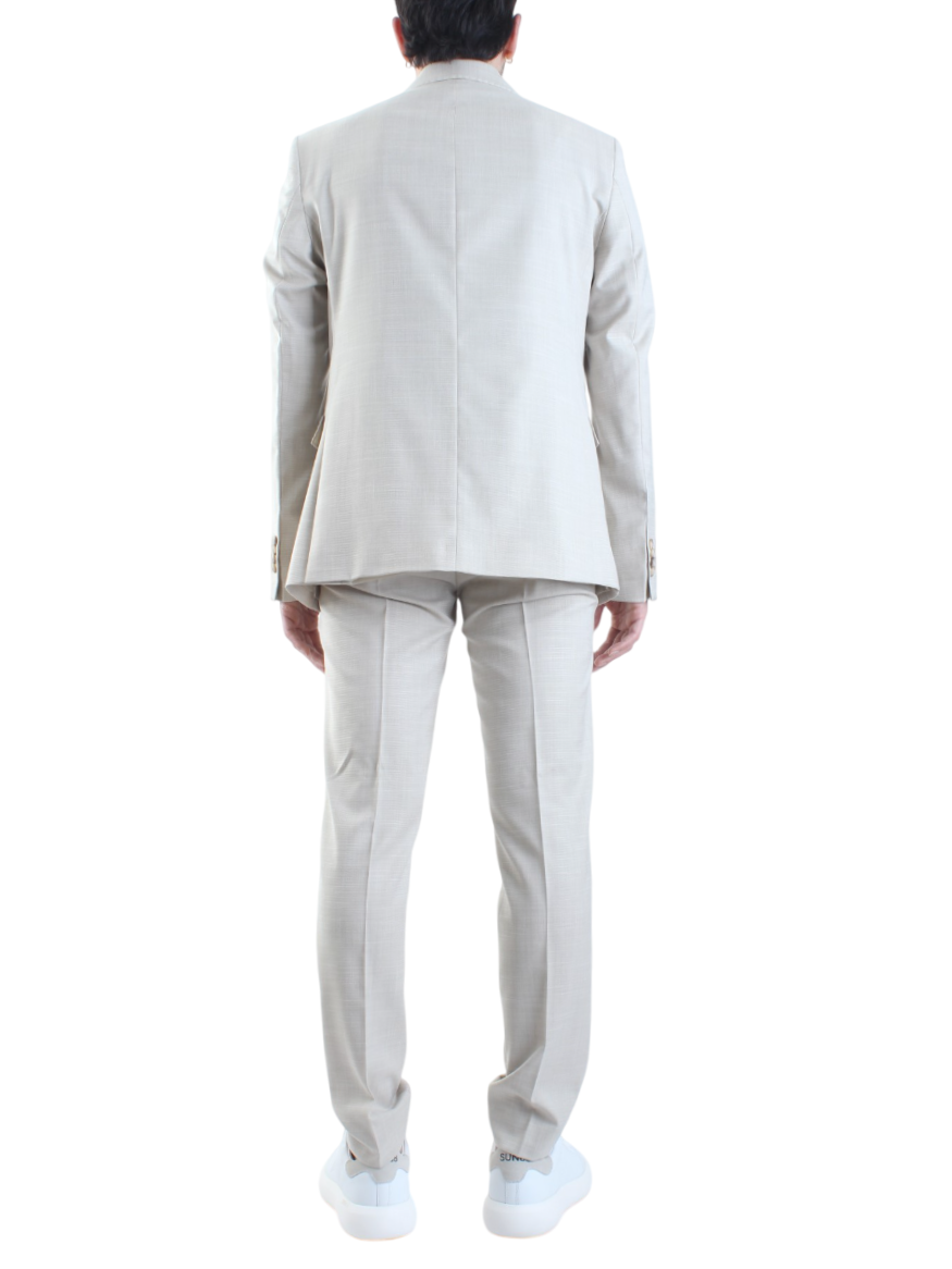 Mulish abito da uomo con giacca monopetto color sabbia