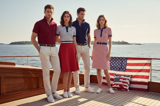 Tommy Hilfiger preppy americano rosso bianco blu nautico estate
