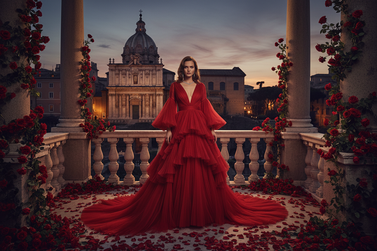 Valentino: il rosso, Roma e la bellezza come destino