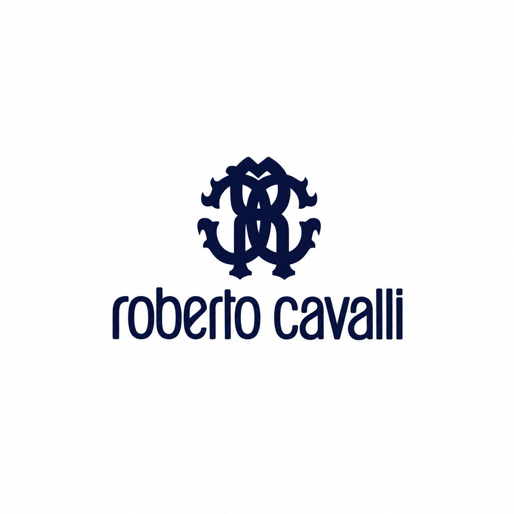 a logo with blue letters