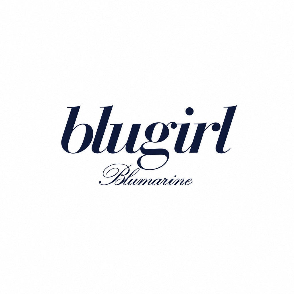 a blue text on a white background