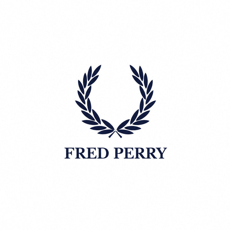 a logo with a laurel wreath