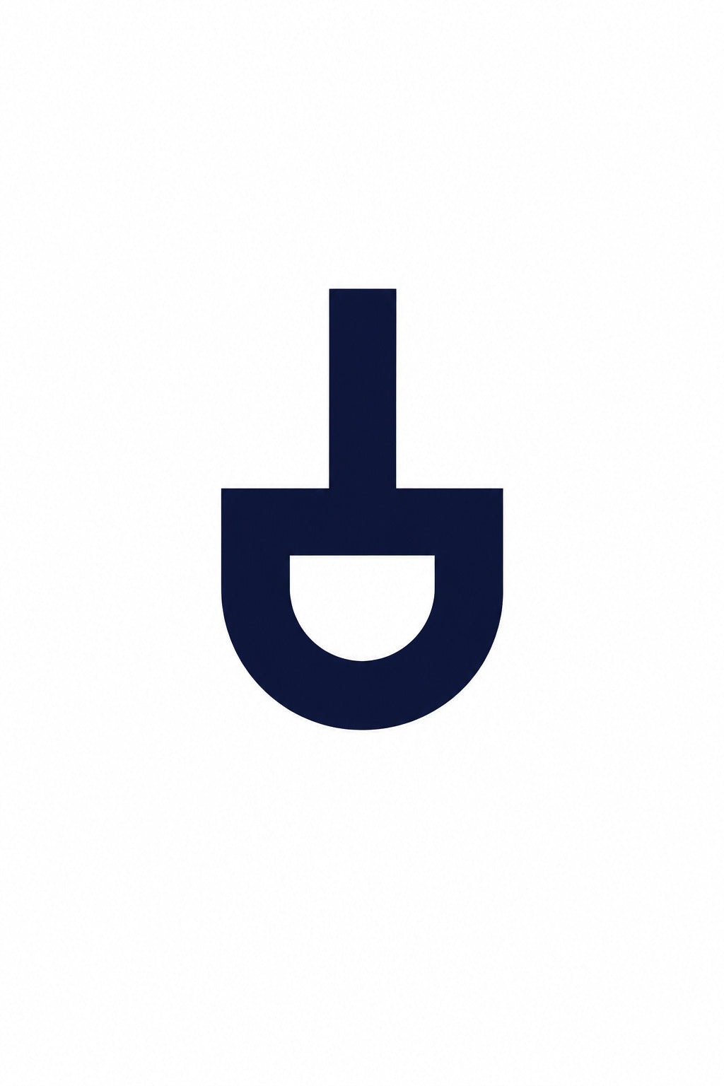 a blue and black logo