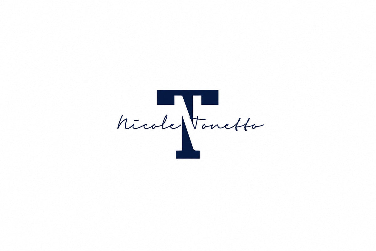 a blue and white logo
