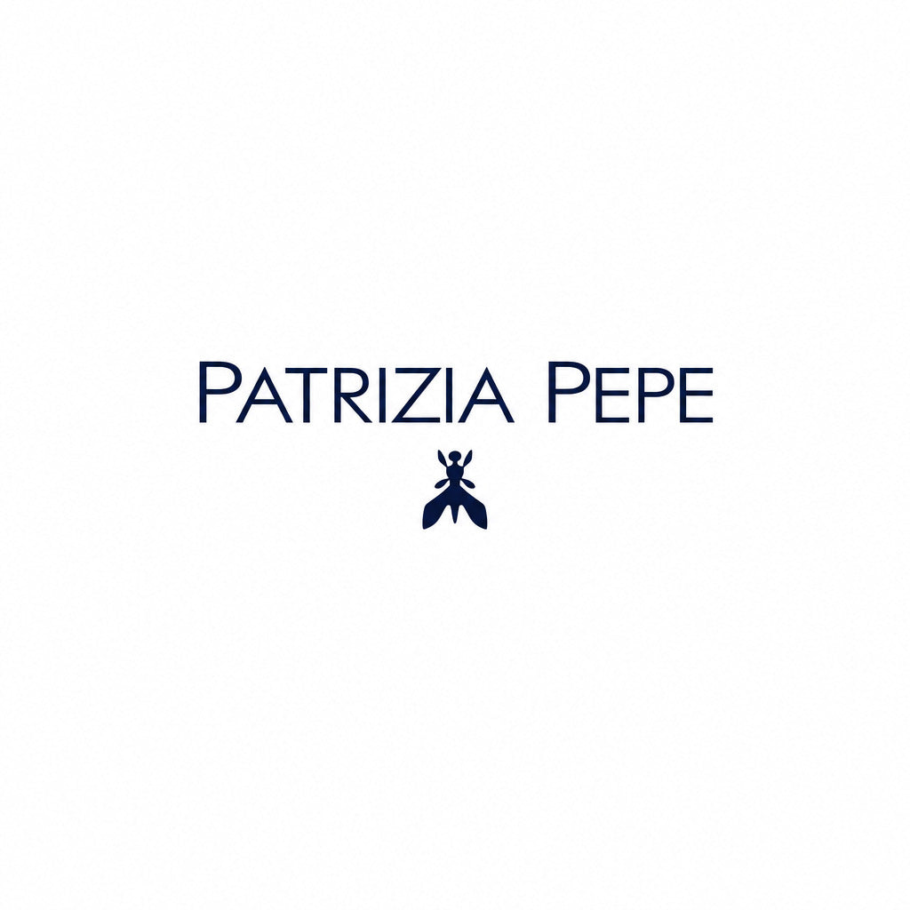 a logo with a bug