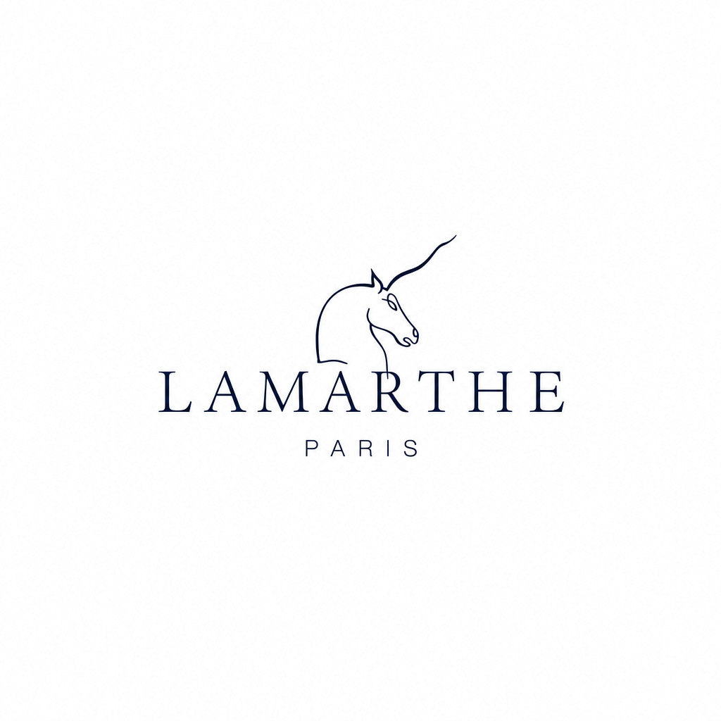 a logo with a unicorn head