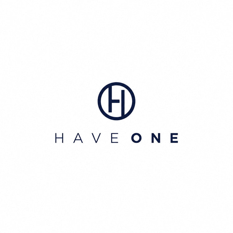a logo with a circle and a letter h