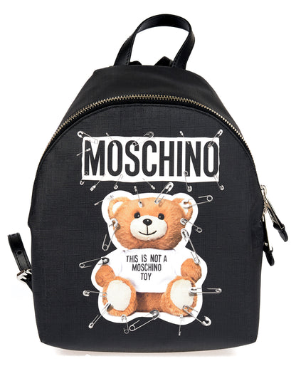 Zaino Moschino U Nero - Eleganza Poliuretanica