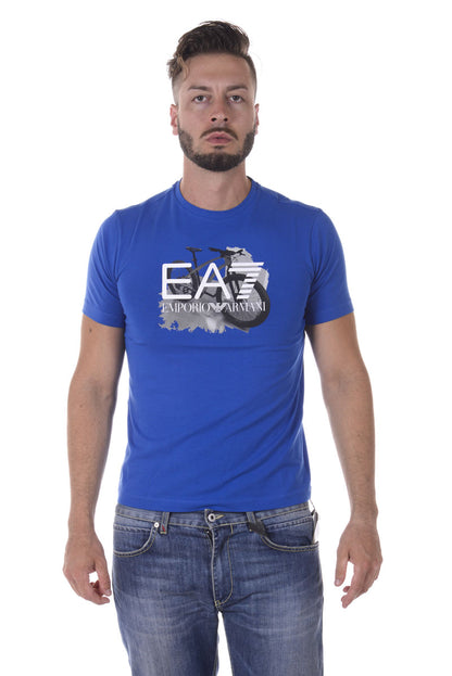 T-shirt Stampata Blu Emporio Armani EA7 - mem39