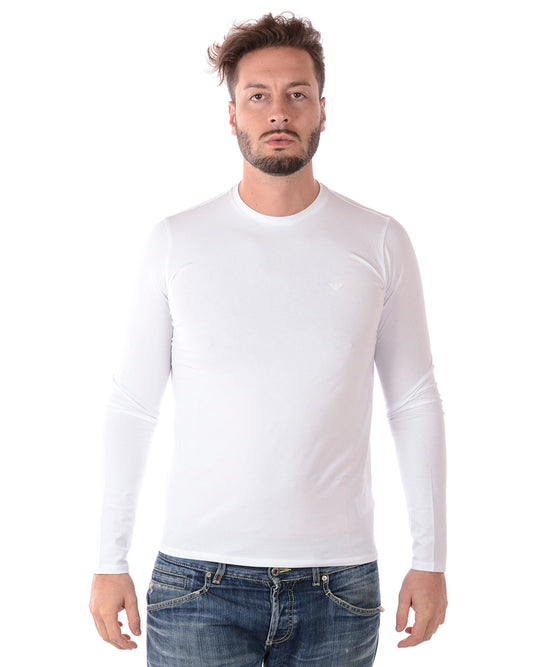 T-shirt Manica Lunga Emporio Armani XL Bianco