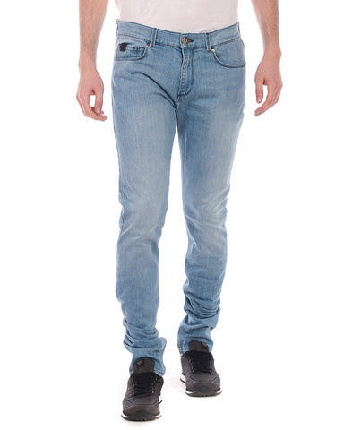 Jeans Trussardi Jeans Slim Fit in Denim 34 Cotone ed Elastan
