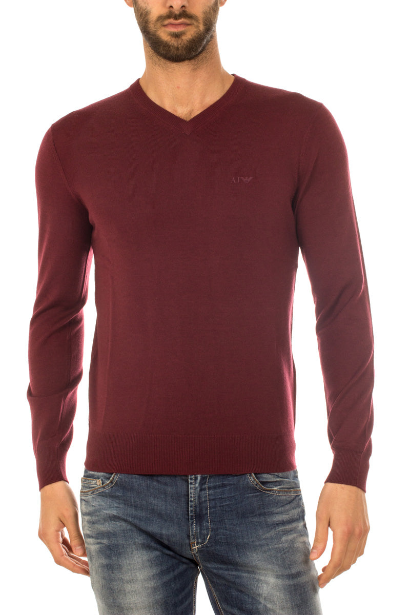 Maglia Armani Jeans XL Bordeaux.