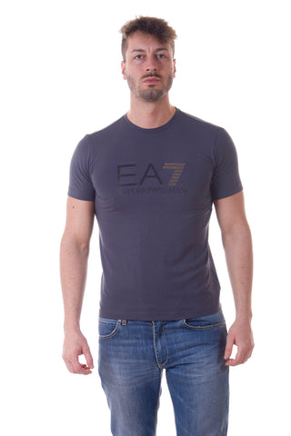 T-shirt Emporio Armani EA7 Grigio Scuro - Stile Elegante e Senza Tempo