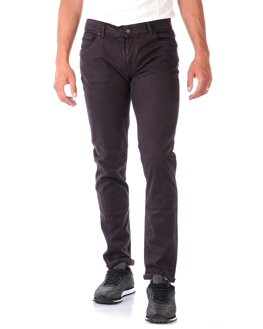 Pantaloni Jeans Blu Taglia M Daniele Alessandrini - mem39