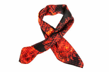 Foulard in seta Givenchy U Rosso Nero