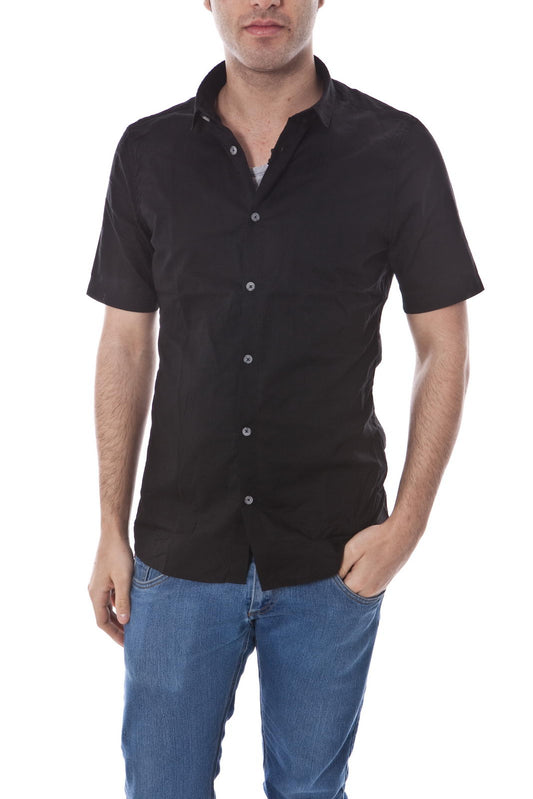 Camicia XL Daniele Alessandrini in Cotone Noir