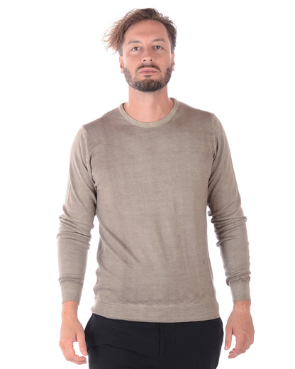 Maglia in Lana Beige Daniele Alessandrini