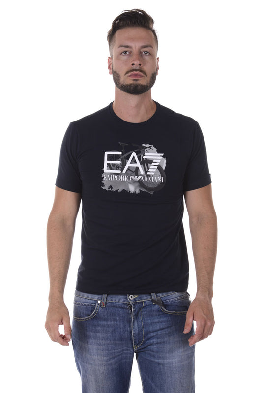 T-shirt Stampata Blu Emporio Armani EA7 - mem39