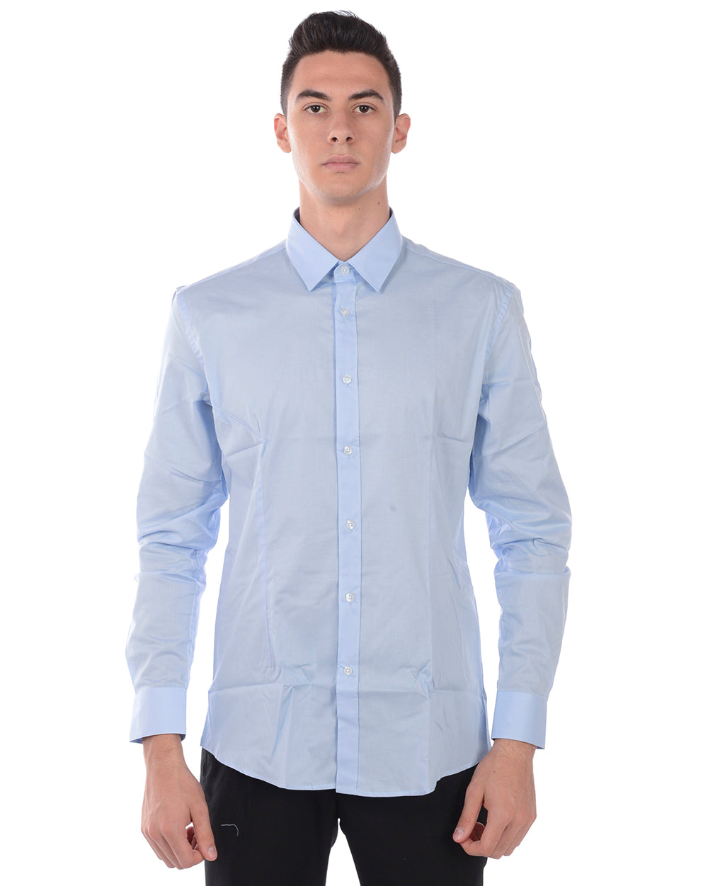 Camicia Daniele Alessandrini Eleganza Azzurra