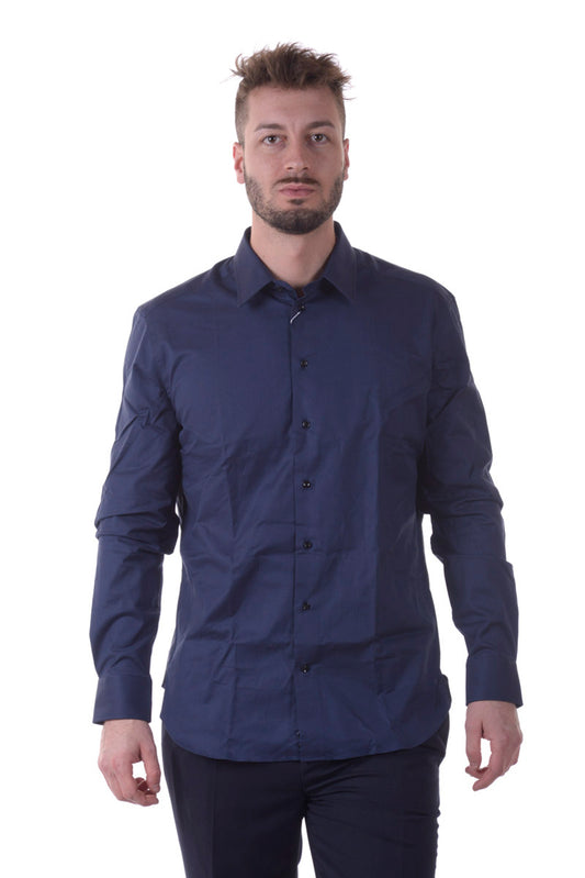 Camicia Armani Collezioni Blu Slim Fit 39