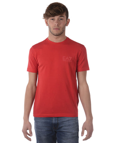T-shirt Emporio Armani EA7 Rossa Elegante