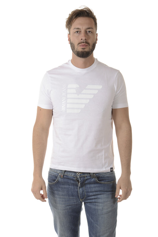 Maglietta con Logo Armani Jeans - XXL Bianco