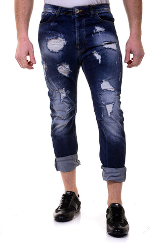 Jeans I'M C COUTURE 46 Denim con Chiusura a Bottoni - Stile e Comfort Eccezionali