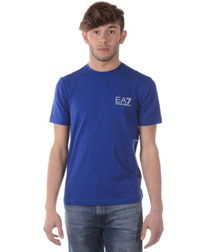 Maglietta Blu con Logo Iconico EA7 - mem39