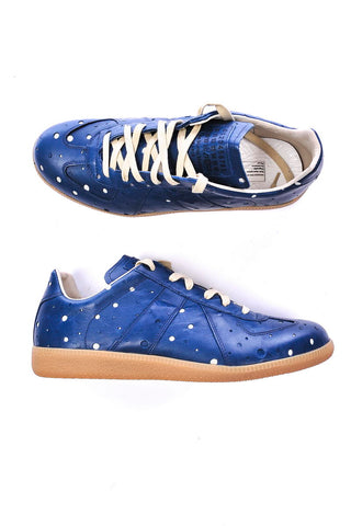 Sneakers Margiela Blue in Pelle - Taglia 40