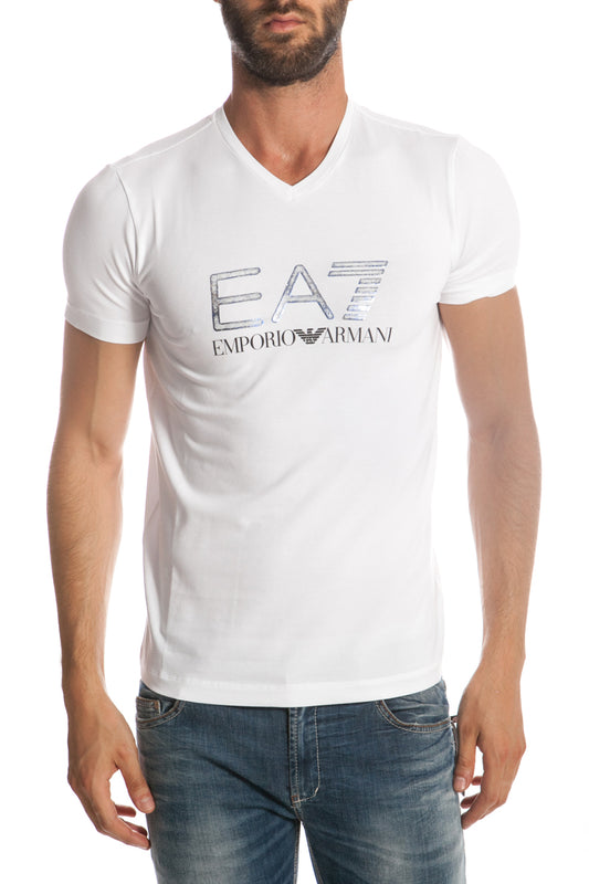 T-shirt Emporio Armani EA7 XL Bianco Scuro - mem39