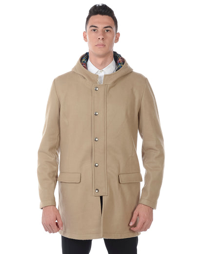 Cappotto Beige Daniele Alessandrini 54 - Eleganza Invernale