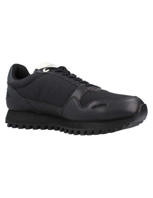 Scarpe Sneakers Emporio Armani Nero Poliestere Taglia 40,5 - mem39