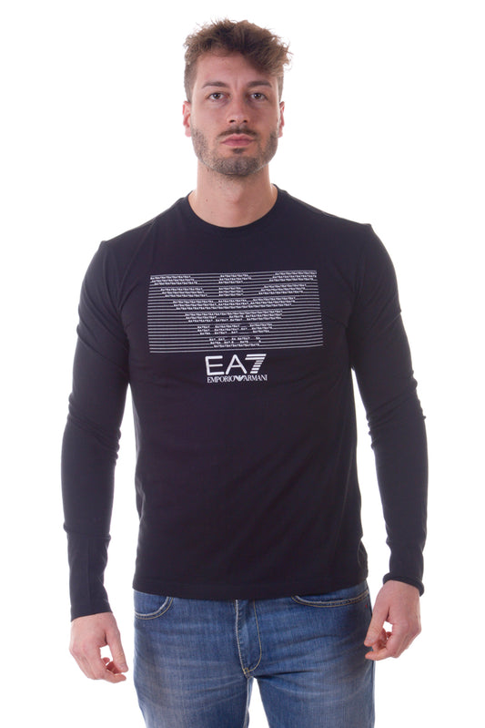 T-Shirt Emporio Armani EA7 Manica Lunga Nero M