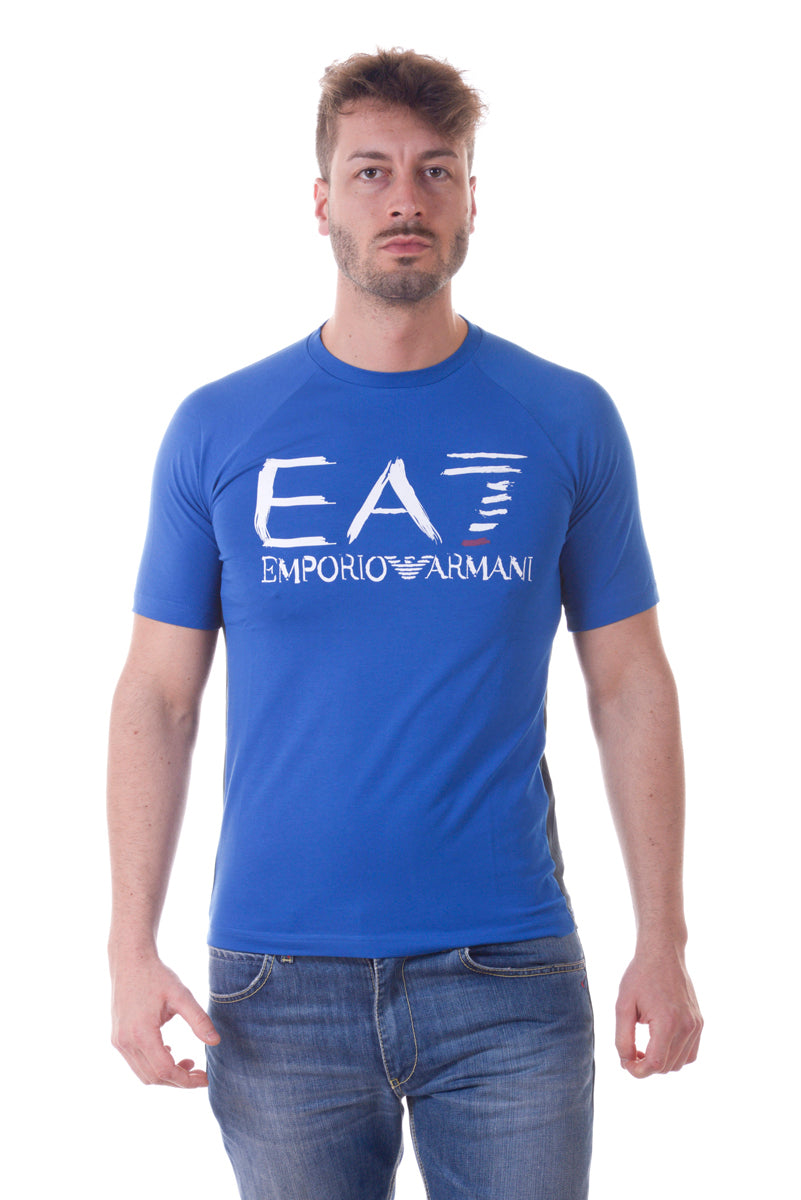 T-shirt Iconico Emporio Armani EA7 Blu Scuro - mem39