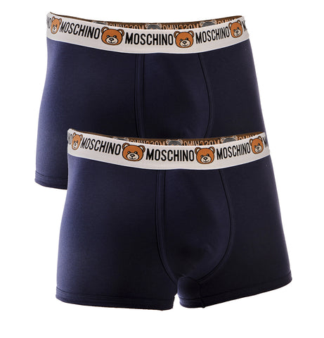 Boxer Moschino Underwear Blu, Confezione Doppia (Taglia S)