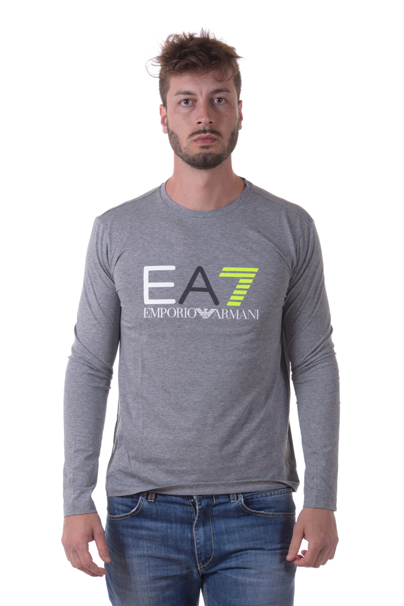 Maglietta nera in cotone ed elastan EA7 - mem39