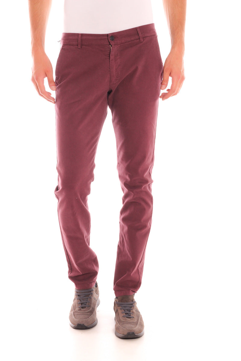 Pantaloni Bordeaux Daniele Alessandrini - mem39