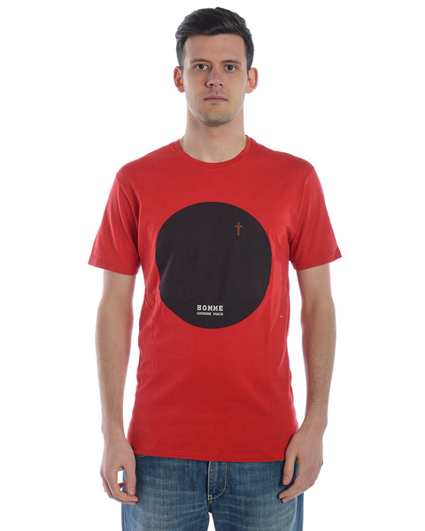 T-Shirt Daniele Alessandrini Rossa in Cotone - Stile Casual e Raffinato