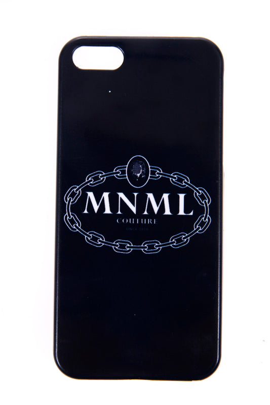 Cover Minimal U Nero - Compatibile iPhone 5/5S - mem39
