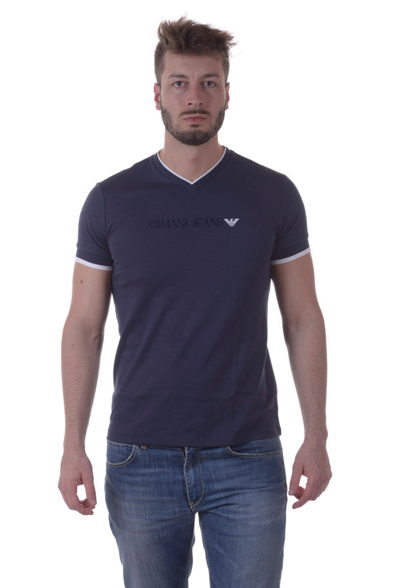 Maglietta Armani Jeans AJ Blu Scuro - mem39
