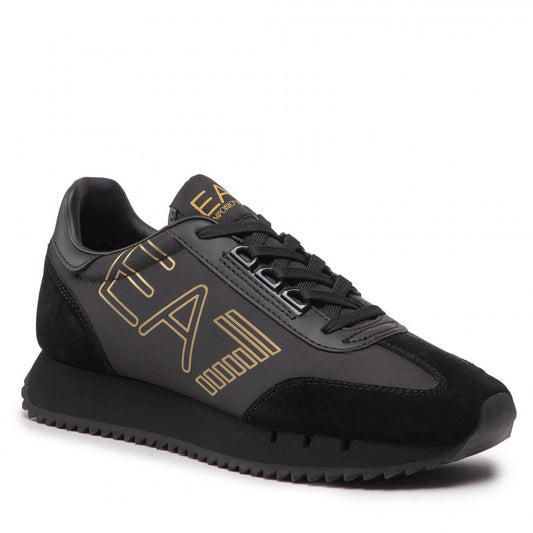 Scarpe Sneakers Nero e Oro Emporio Armani EA7