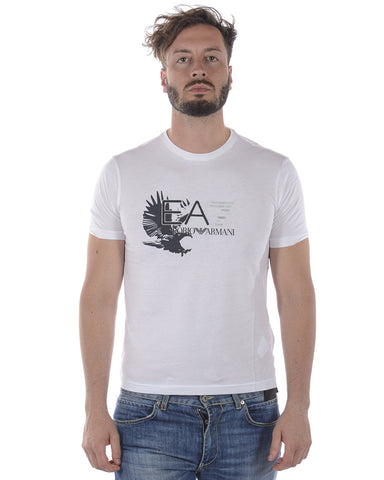 T-shirt Emporio Armani EA7 Bianco - Eleganza e stile in un unico capo!
