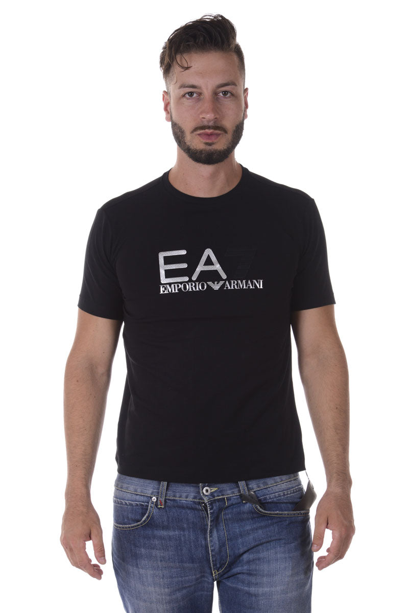 Maglietta Nera EA7: Stile e Comodità - mem39