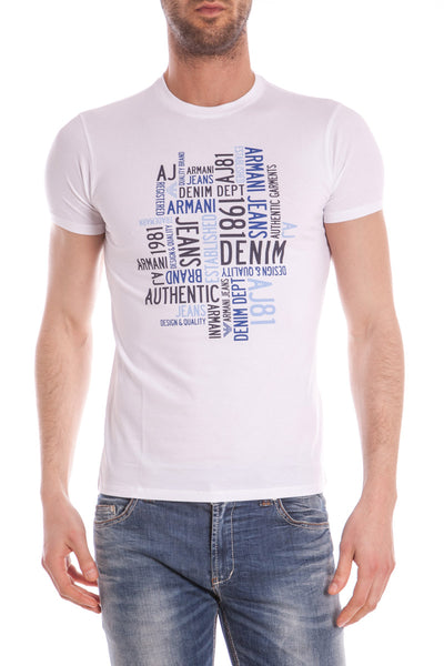Maglietta Armani Jeans AJ XL Bianco M: Stile ed Eleganza senza Tempo