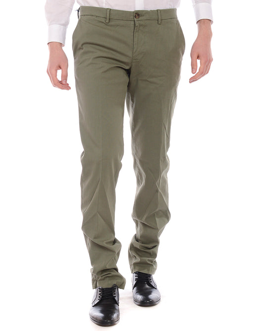 Pantaloni Verde Trussardi Jeans Aviator Fit 46 M