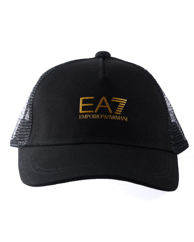 Cappello EA7 in Cotone Nero
