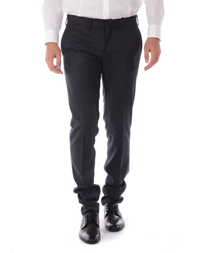 Pantaloni Blu Daniele Alessandrini Classic Fit